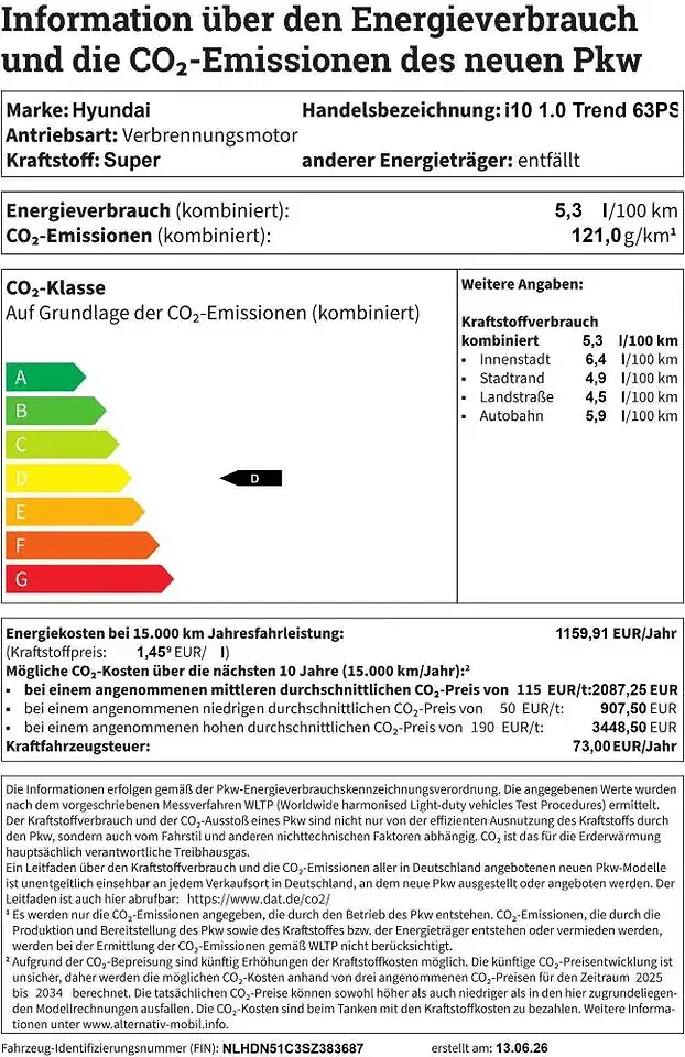 Hyundai i10 - Thumbnail 19