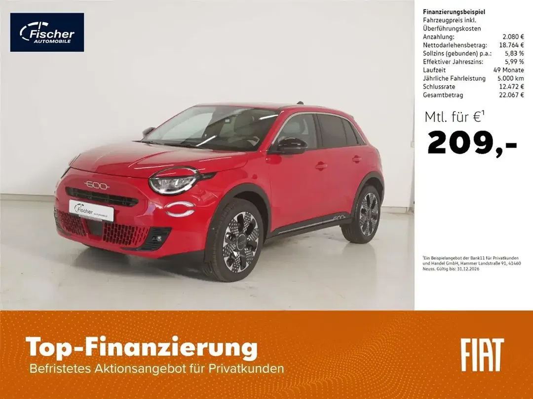 Fiat 600 1.2 Hybrid La Prima