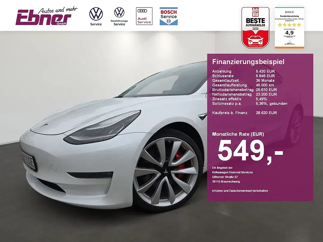 Tesla Model 3 - Thumbnail 1