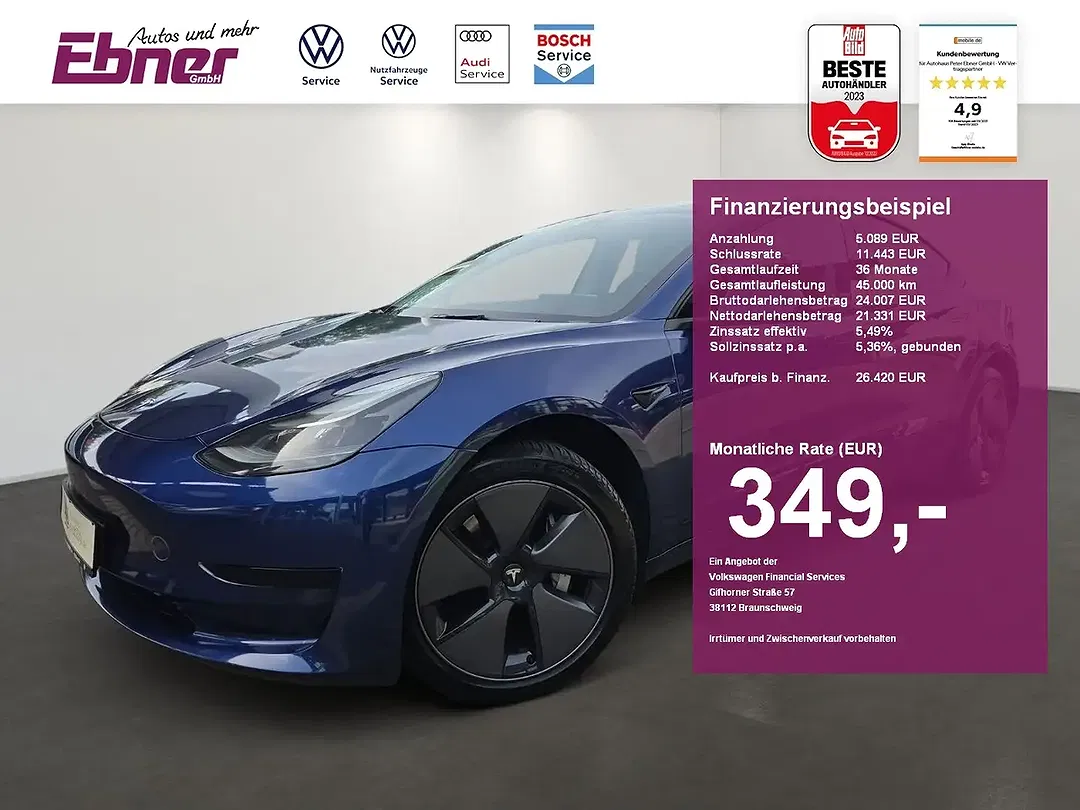 Tesla Model 3 - Thumbnail 1