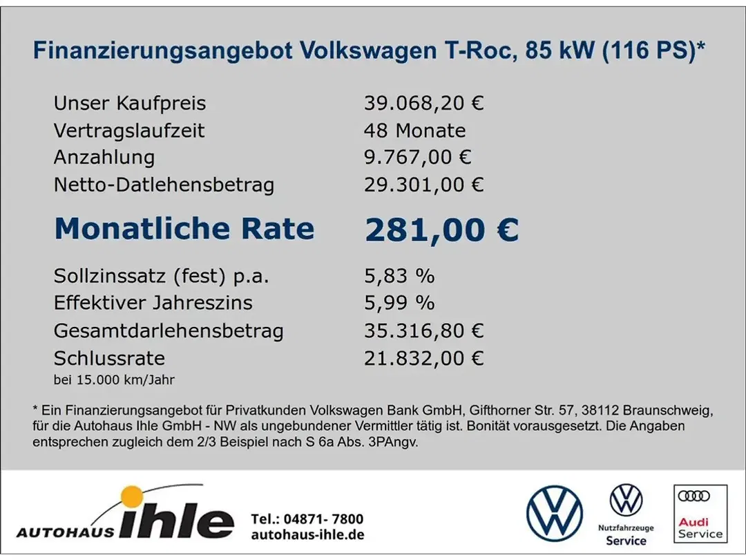 Volkswagen T-Roc - Thumbnail 2