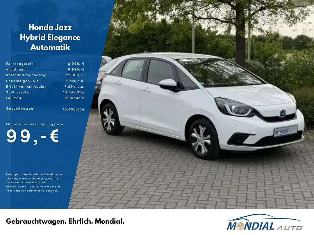 Honda Jazz 1.5 i-MMD Hybrid AUT Elegance