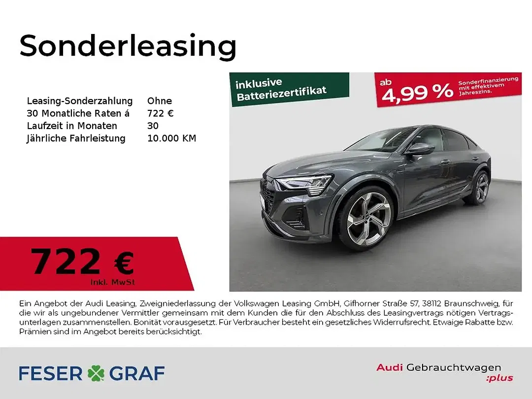 Audi SQ8 e-tron Matrix LED Sportback